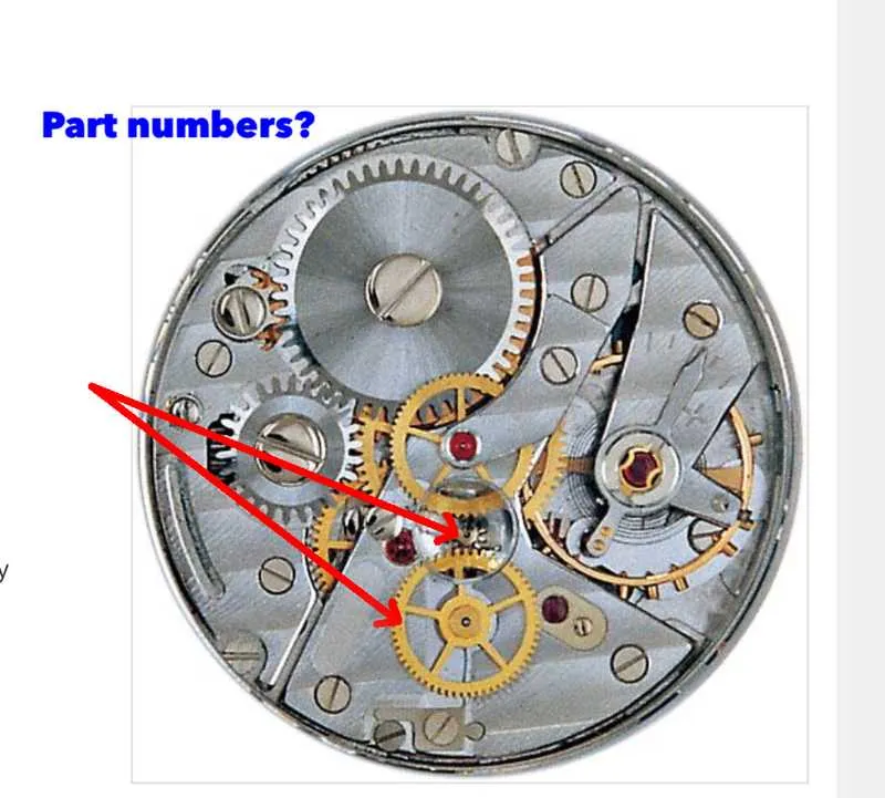 watch diagram part by part