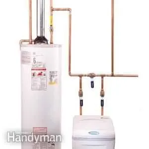 water softener setup diagram