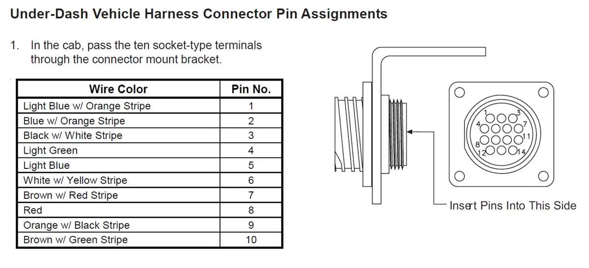 western plow wiring harness diagram
