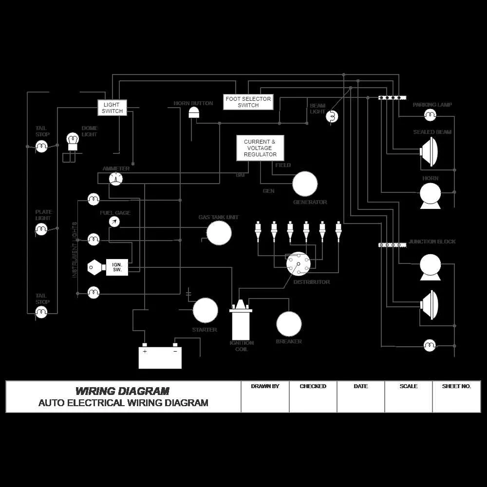 wiring diagram symbols car