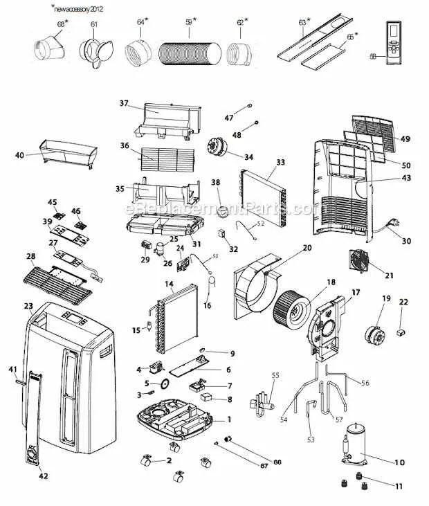 air conditioner parts diagram
