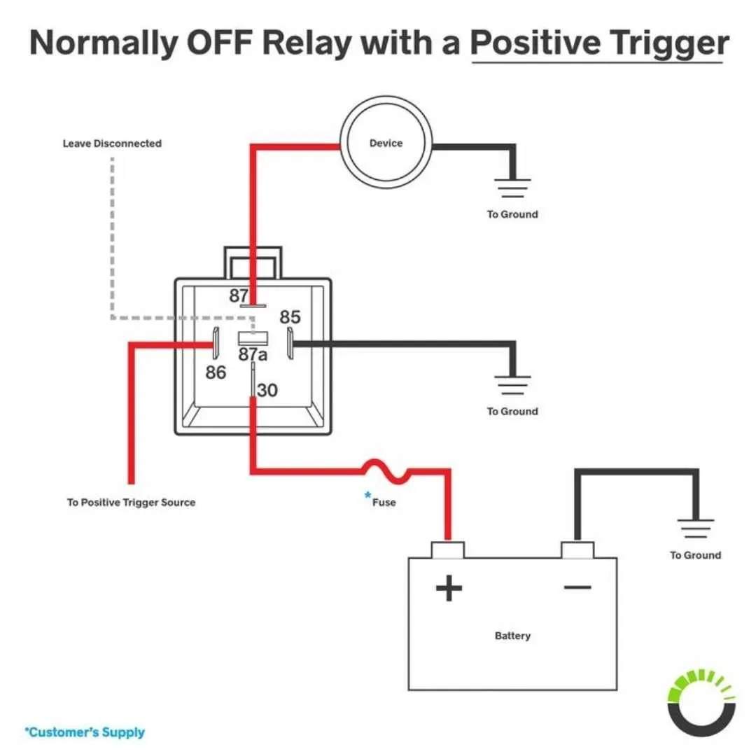 air horn wiring diagram with relay