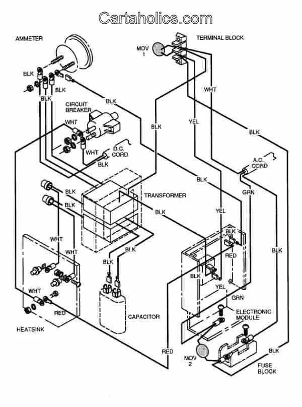 wiring diagram for 36 volt club car