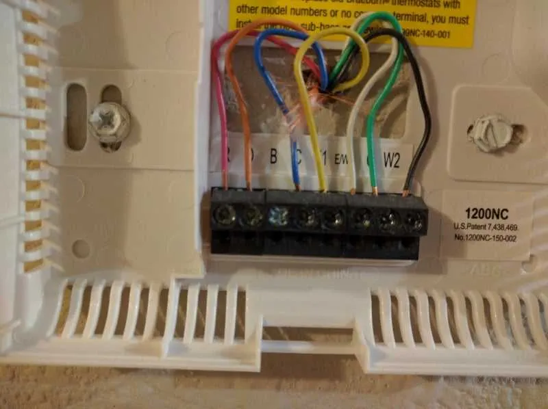 braeburn thermostat wiring diagram