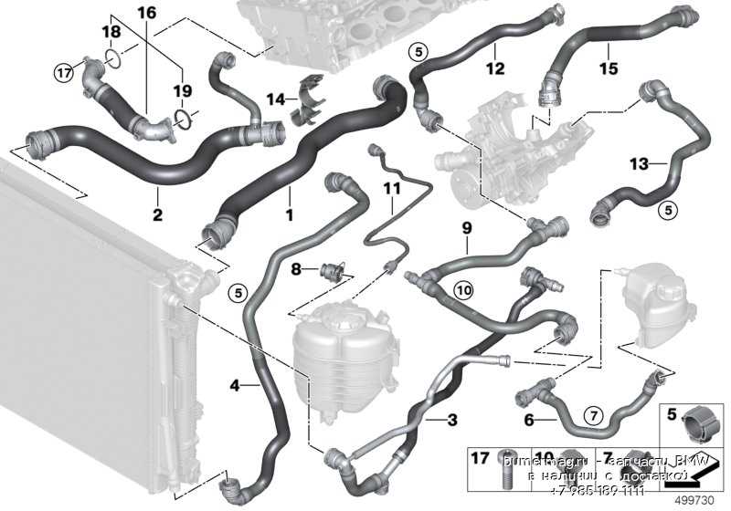 Identifying Coolant Hoses in the B20 Engine