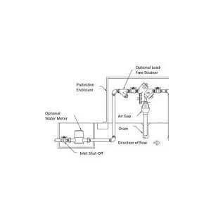 backflow preventer installation diagram