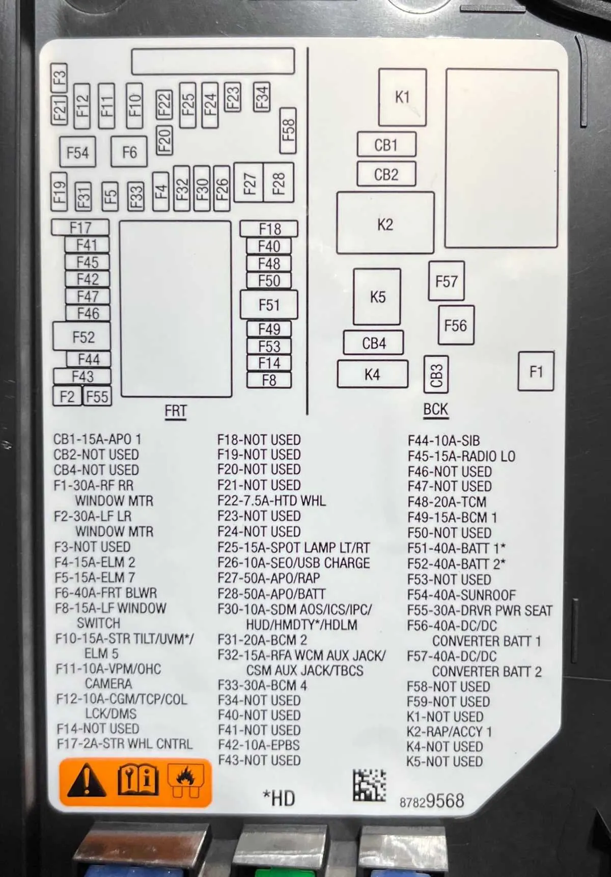 2015 silverado fuse box diagram