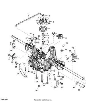 john deere d125 parts diagram