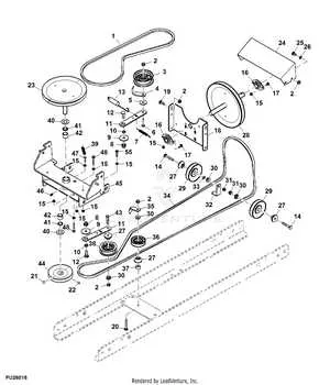 belt diagram for a john deere la145