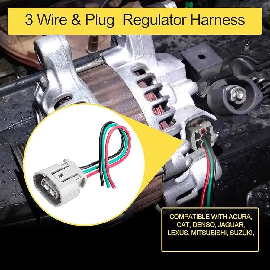 three wire alternator wiring diagram