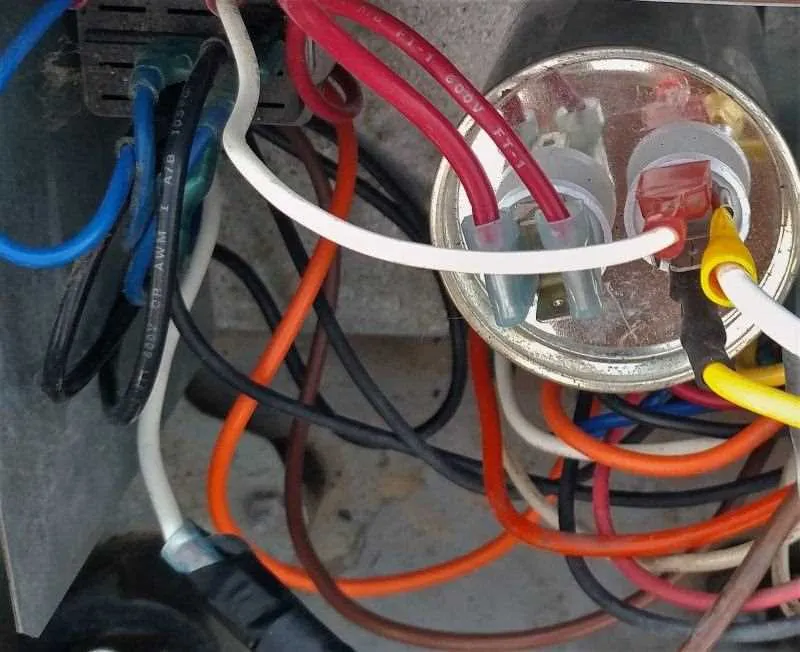 air conditioner wiring diagram capacitor