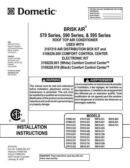 dometic rv air conditioner wiring diagram