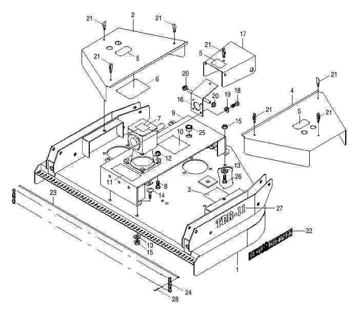 bush hog parts diagram