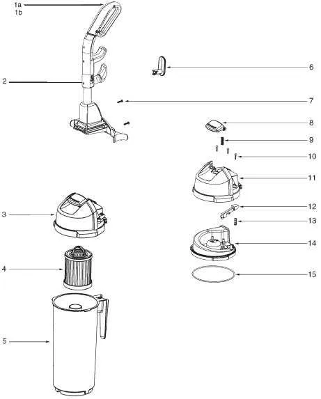 shop vac parts diagram