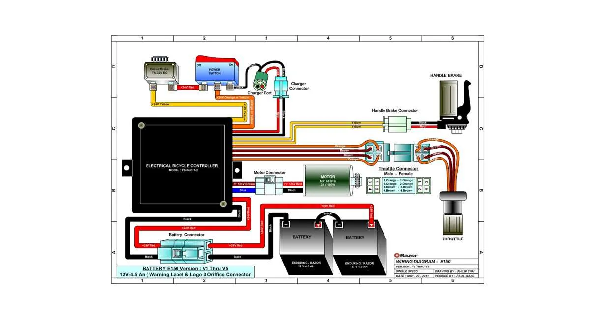 razor mx350 wiring diagram