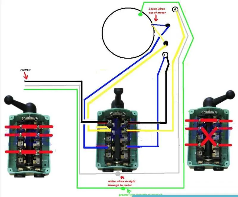 drum switch wiring diagram