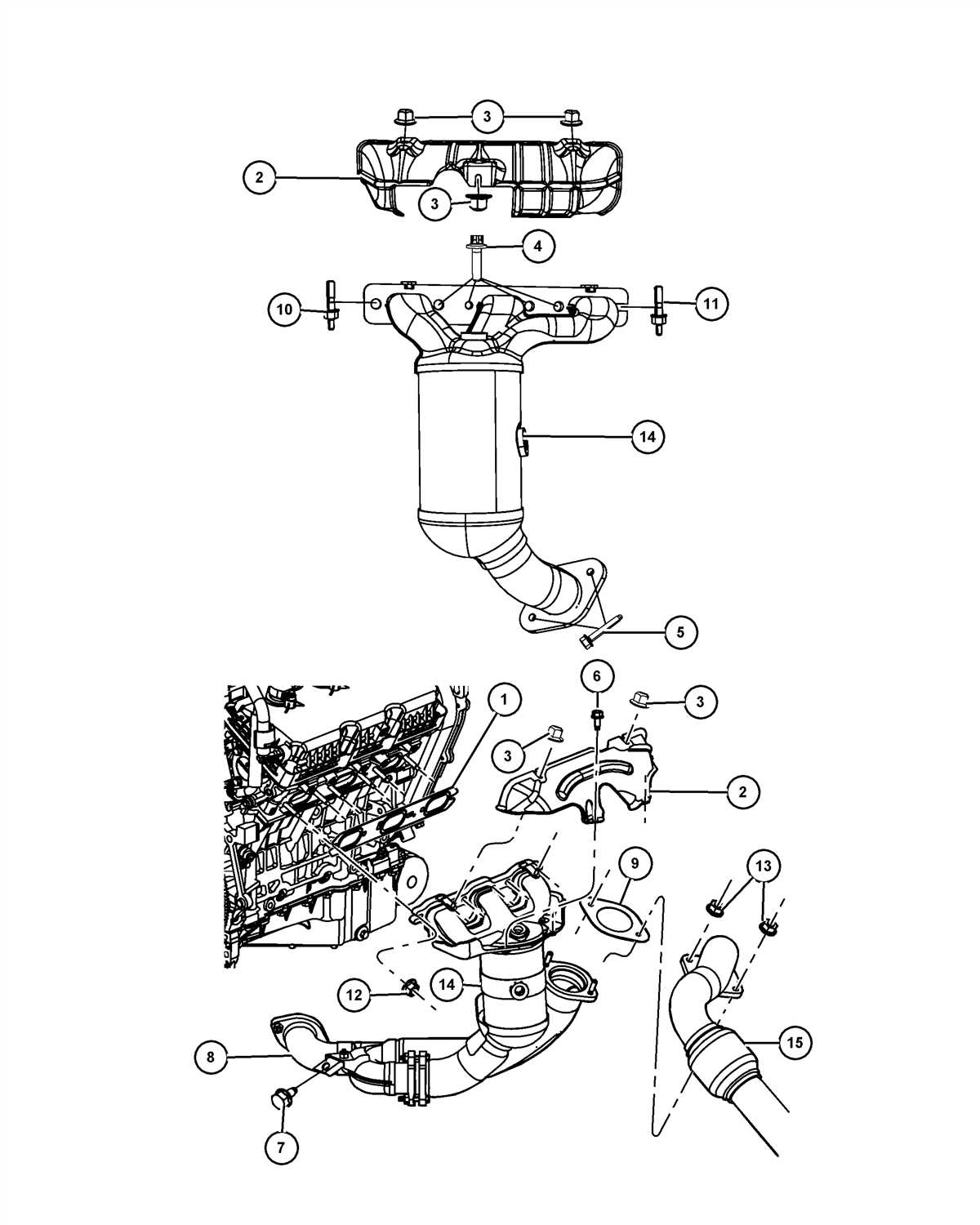 Chrysler town and country exhaust diagram