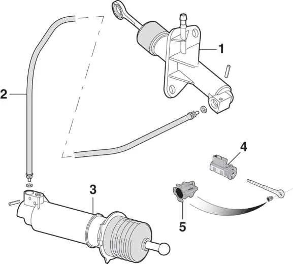 clutch master cylinder diagram