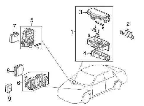 honda accord 2000 fuse box diagram