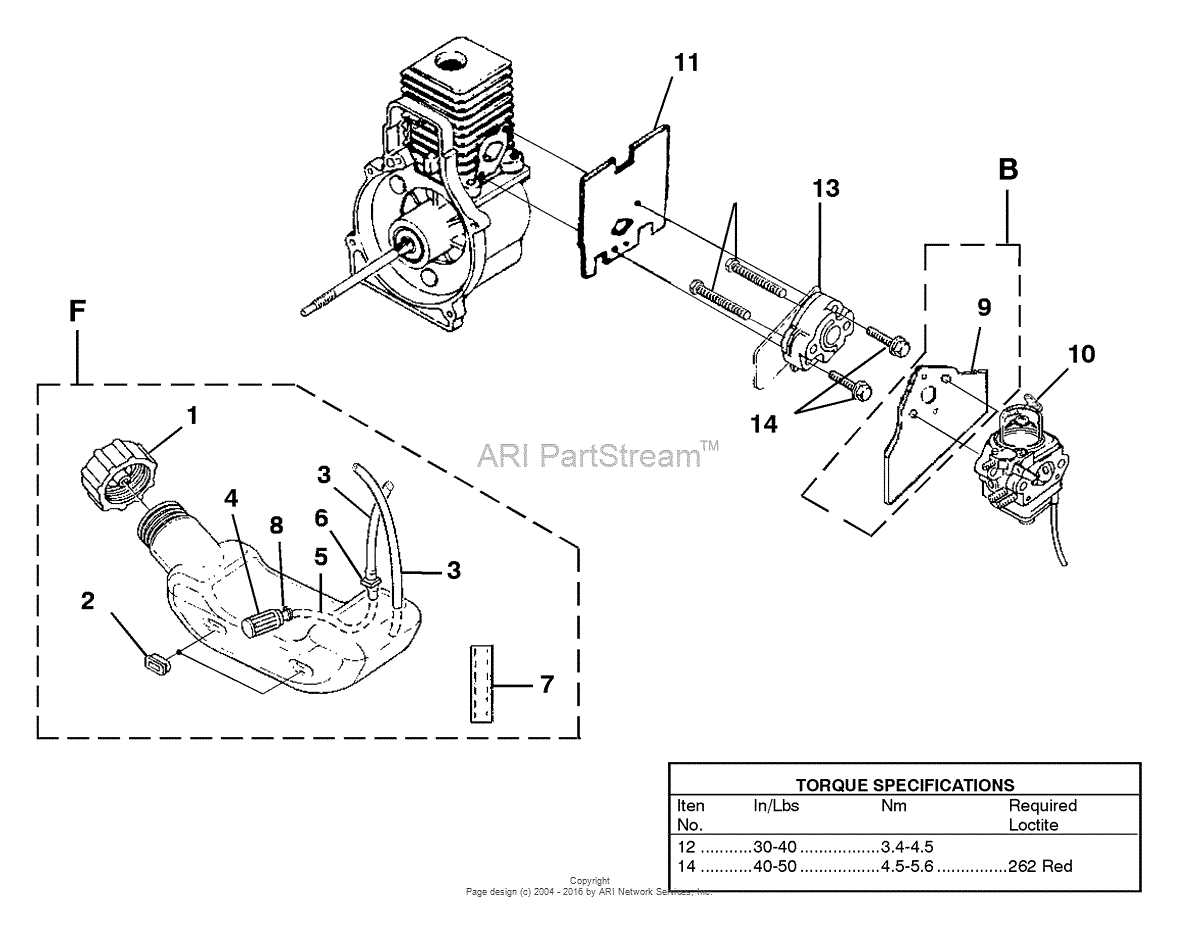 Craftsman 32cc leaf blower fuel line diagram