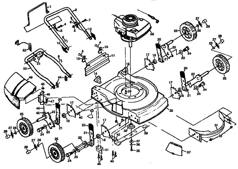 Tine Assembly Parts of a Craftsman Rototiller