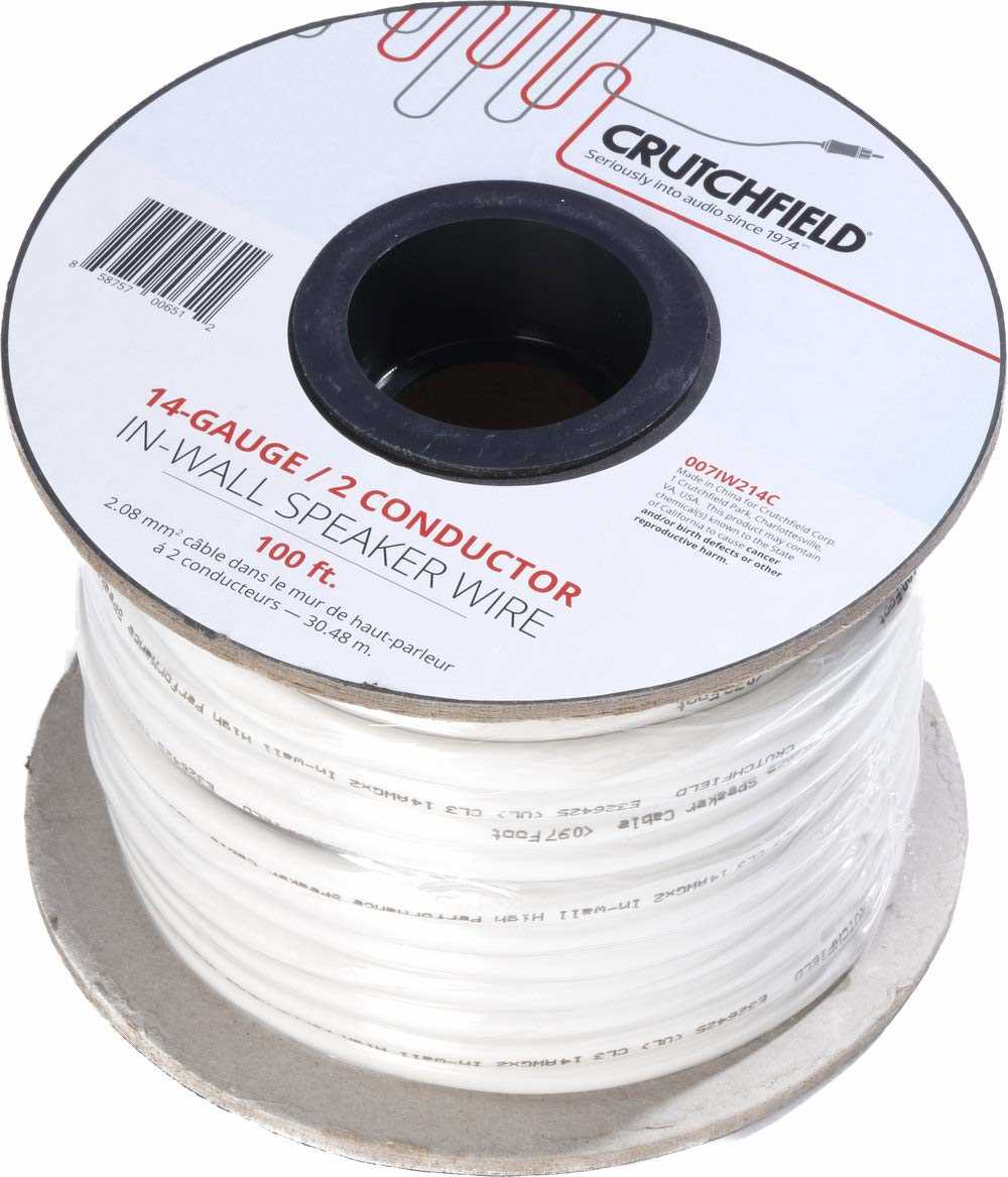 Customer reviews of Crutchfield speaker wire