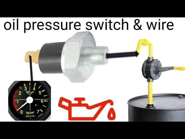 1 wire oil pressure switch wiring diagram