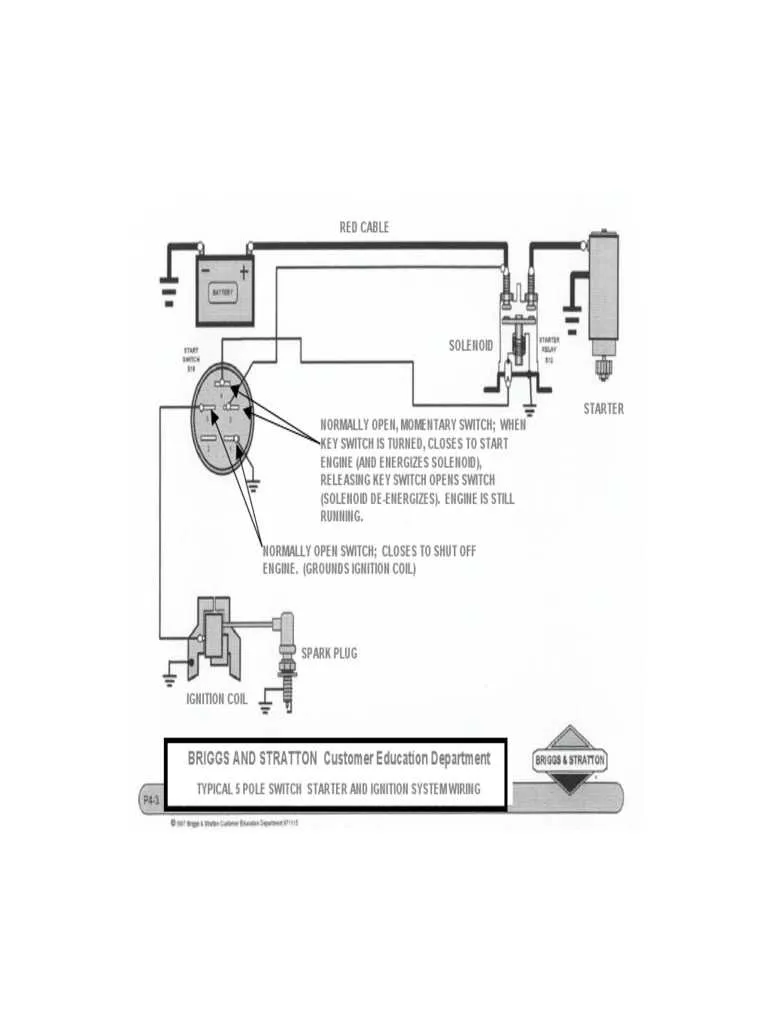 5 pin ignition switch wiring diagram