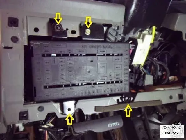 2003 f250 fuse box diagram