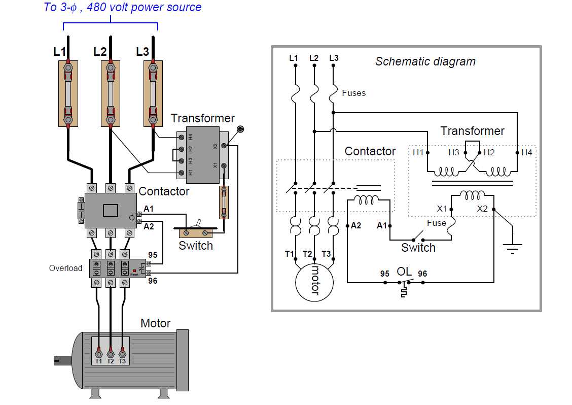 Wiring diagram electric motor