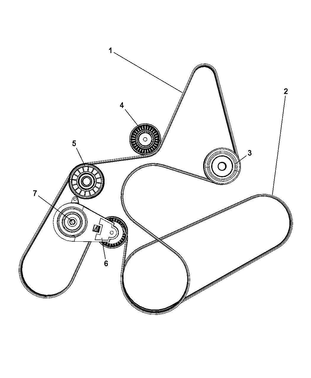 Dodge nitro 3.7 belt diagram