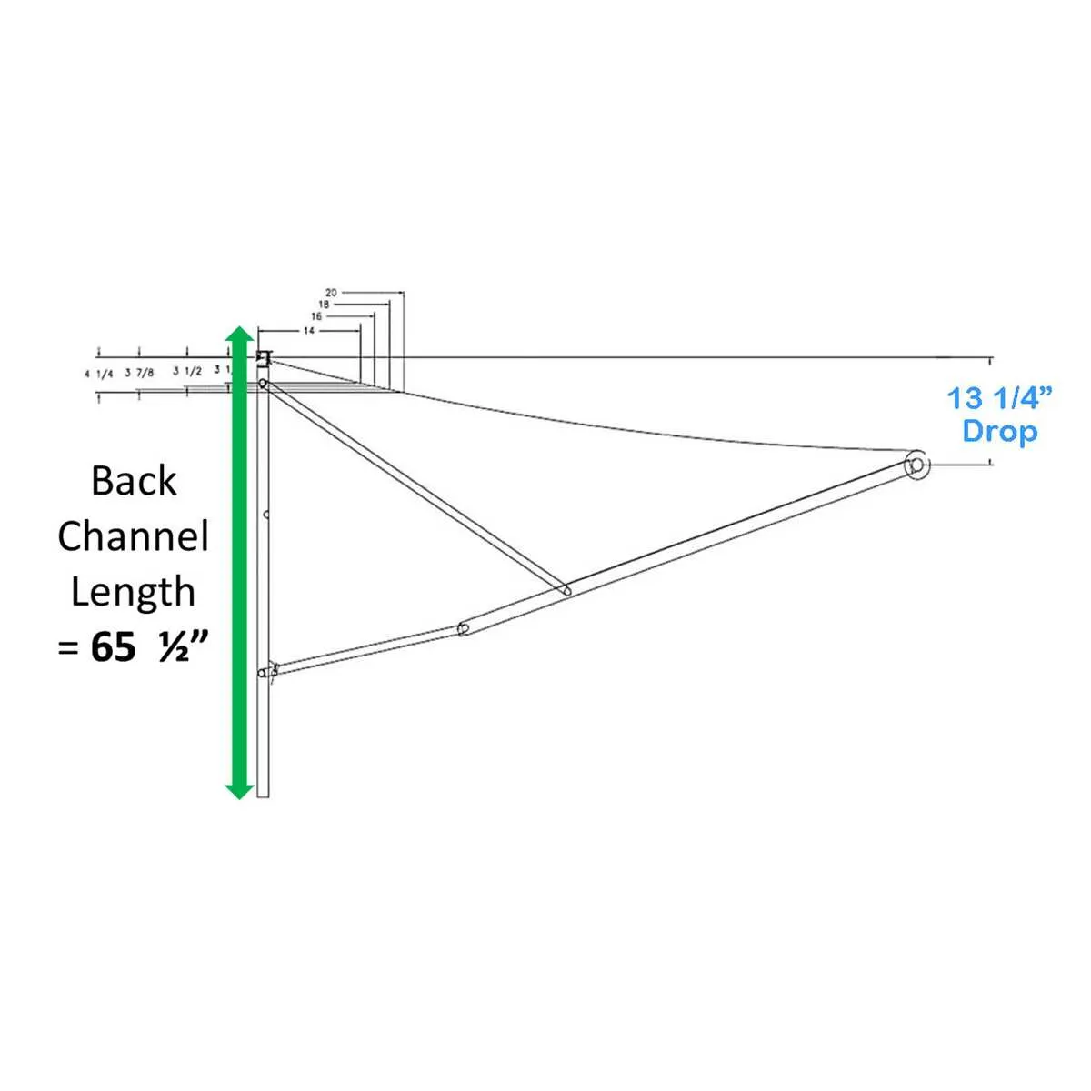 dometic awning parts diagram