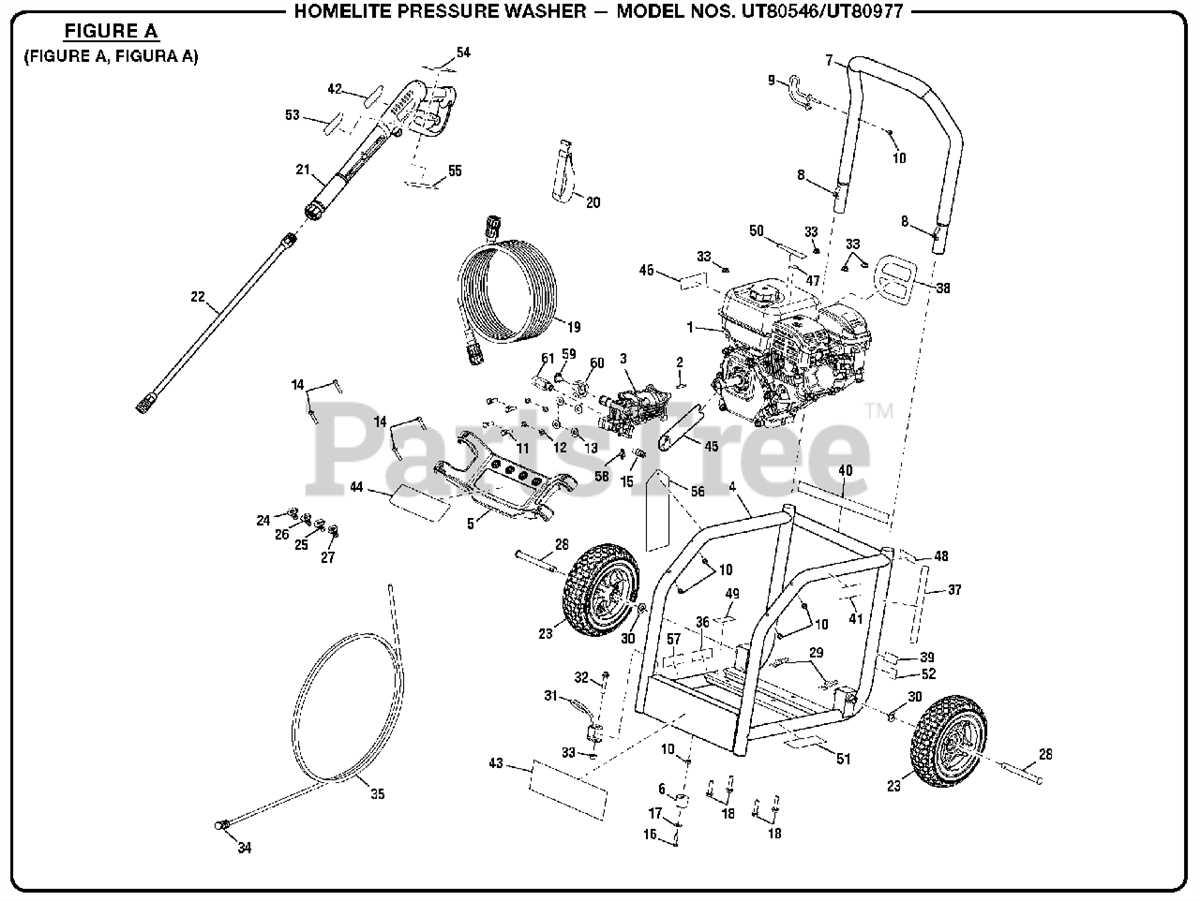 Bit 115 pressure washer gun parts diagram