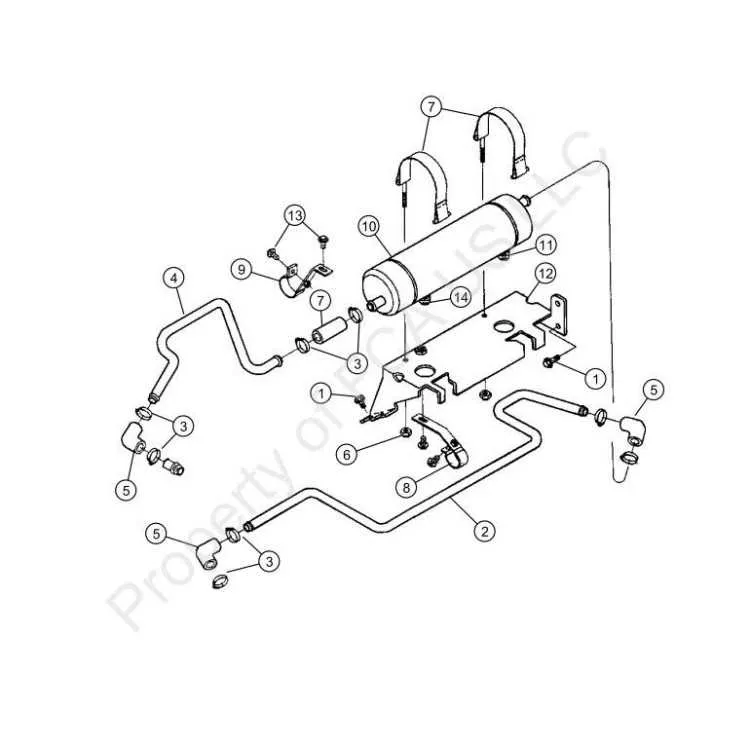 6.7 cummins coolant hose diagram