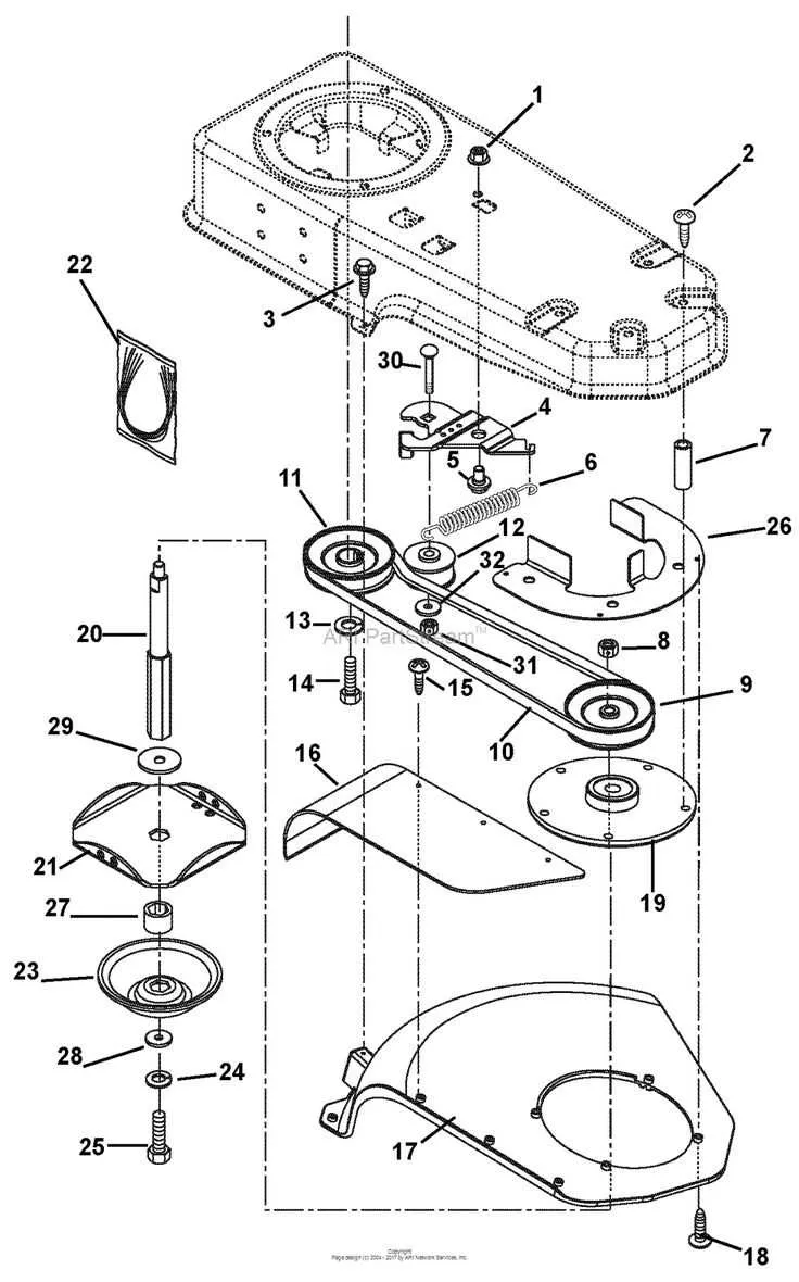 ariens drive belt diagram
