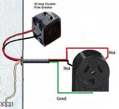 electrical plug connection diagram