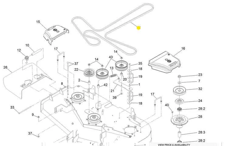 exmark quest belt diagram