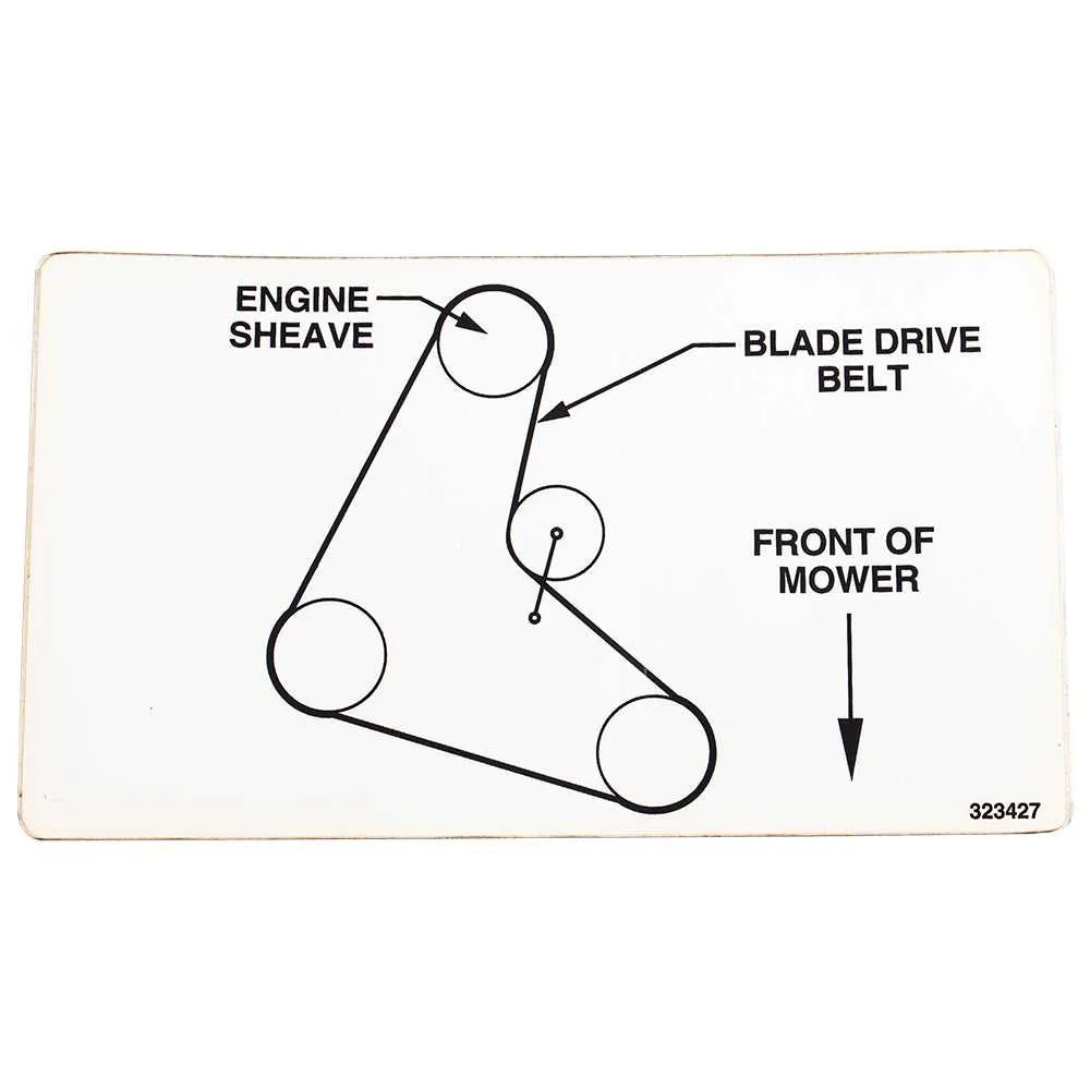 exmark quest belt diagram