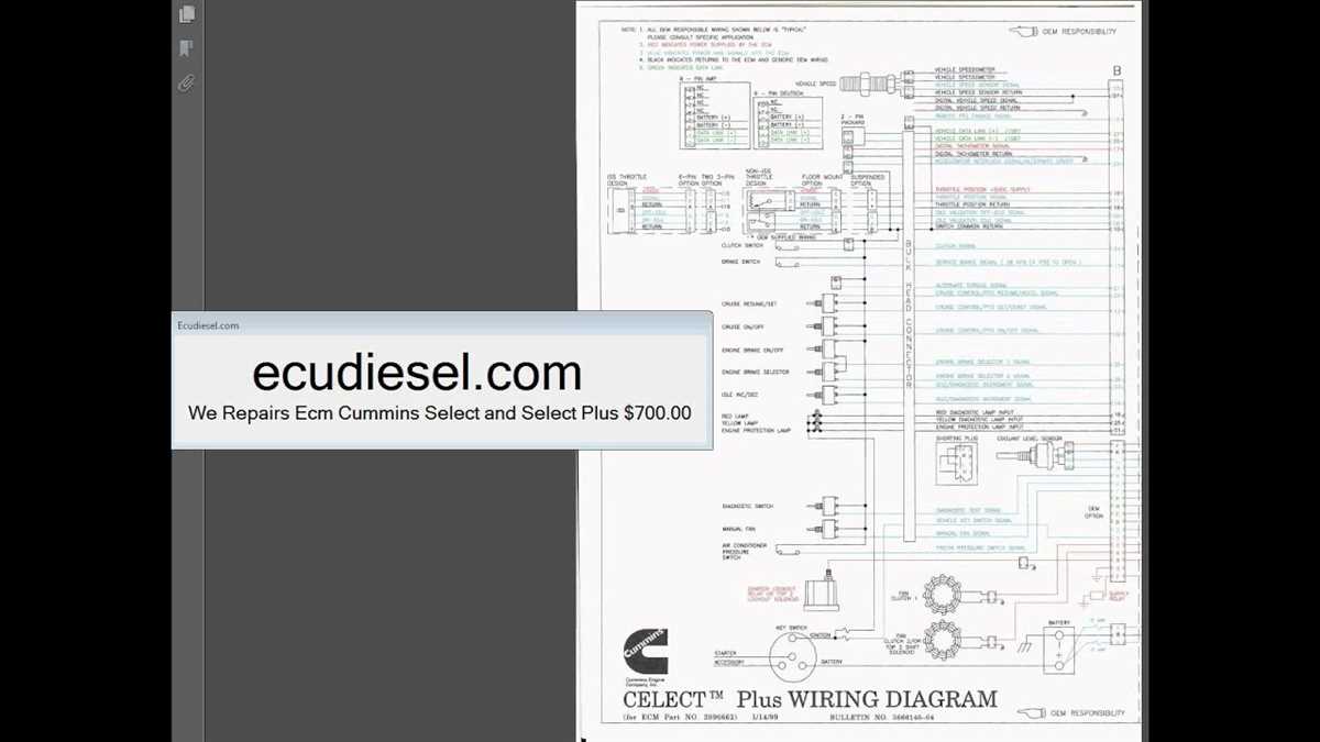 Cummins n14 sensor diagram