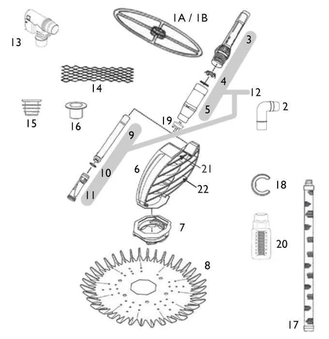 polaris 360 parts diagram
