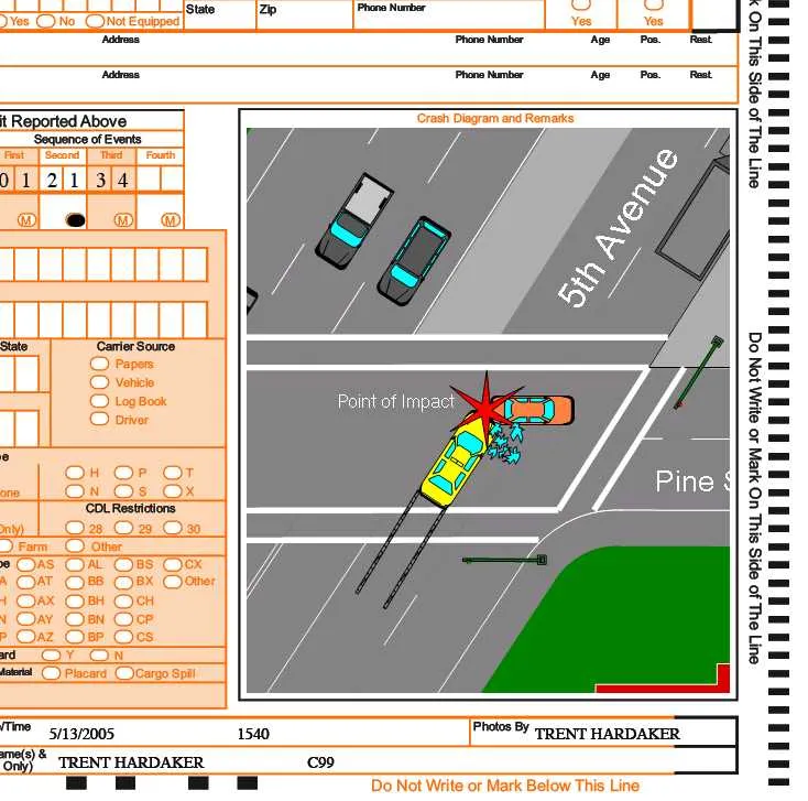free car accident diagram online