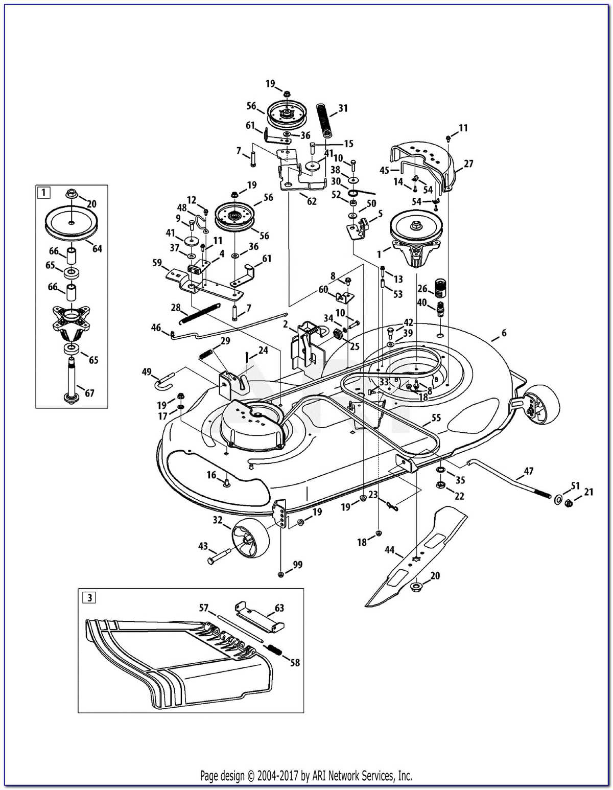 Troy Bilt 42 Inch Deck Diagram Explained