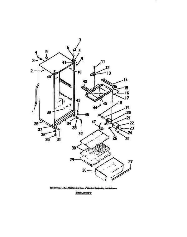 frigidaire refrigerator parts diagram