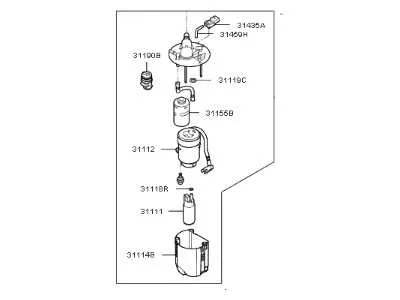 fuel pump assembly diagram
