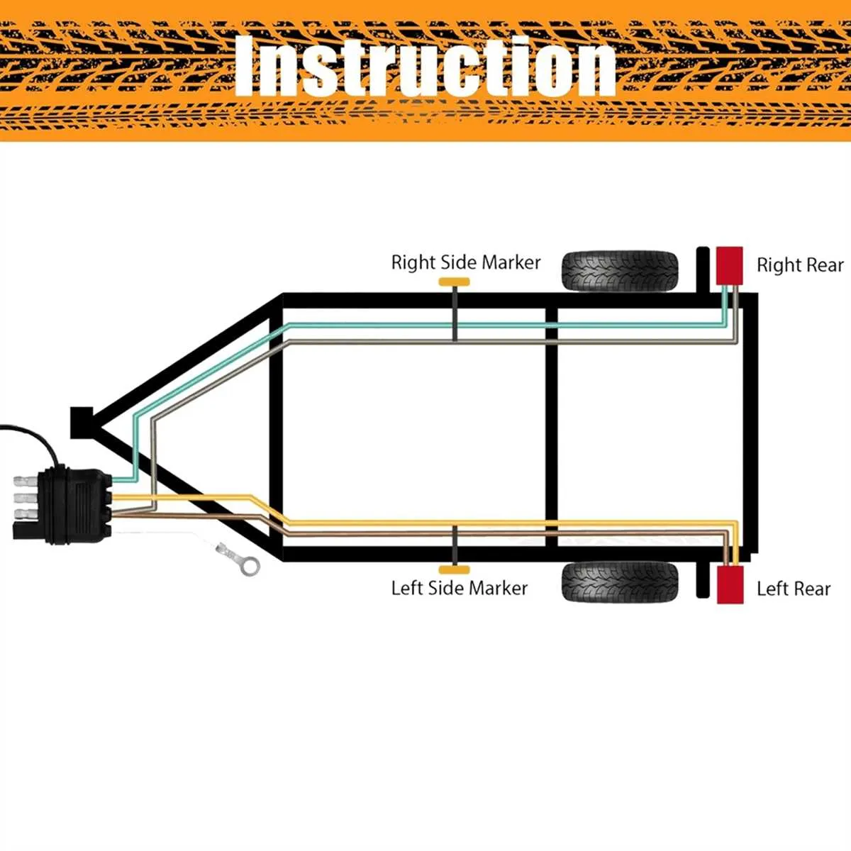 5 wire to 4 wire trailer wiring diagram