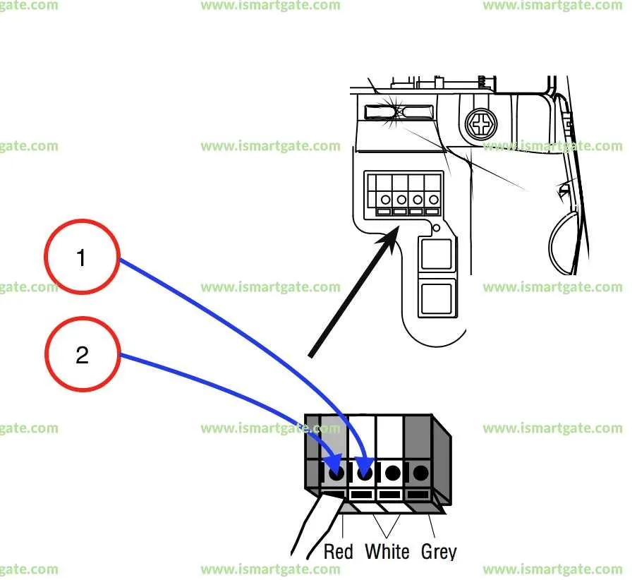 garage door wiring diagram