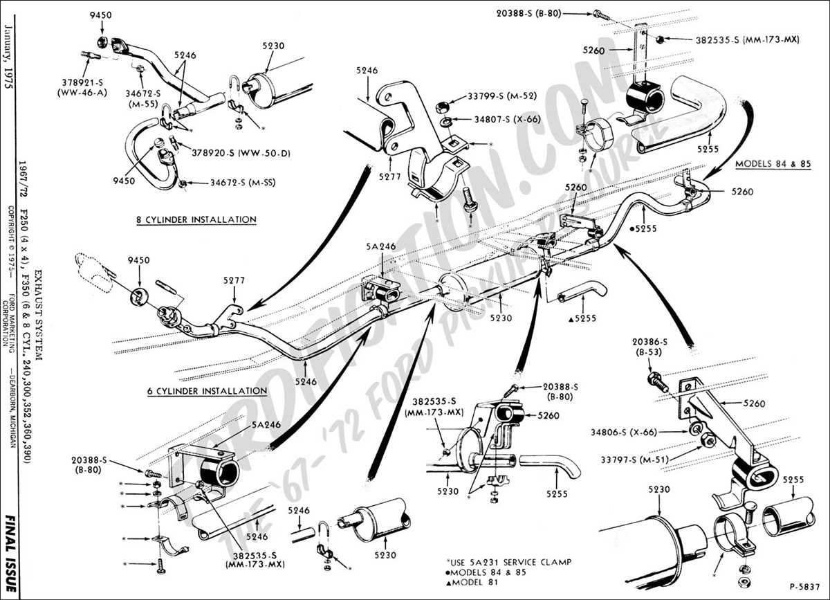 1997 ford f150 exhaust system diagram