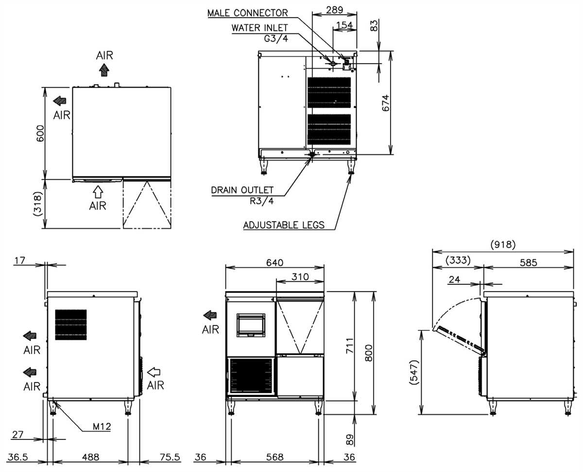 Essential Components: Ice Maker and Ice Bin