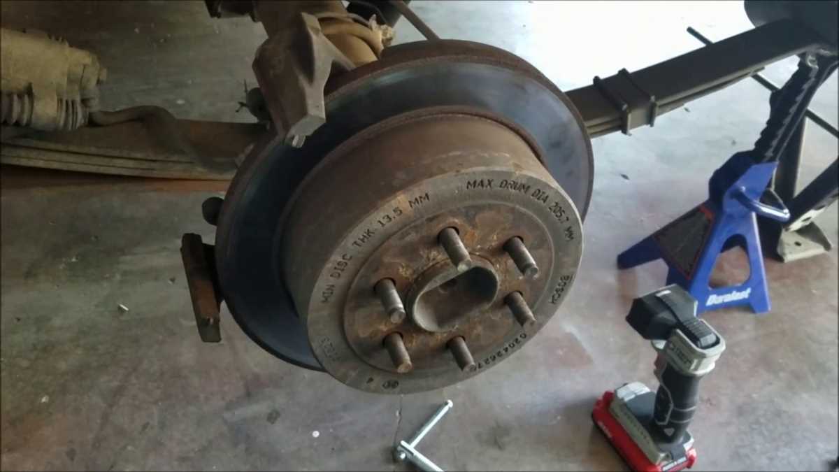 2. Inspect brake pads and rotors