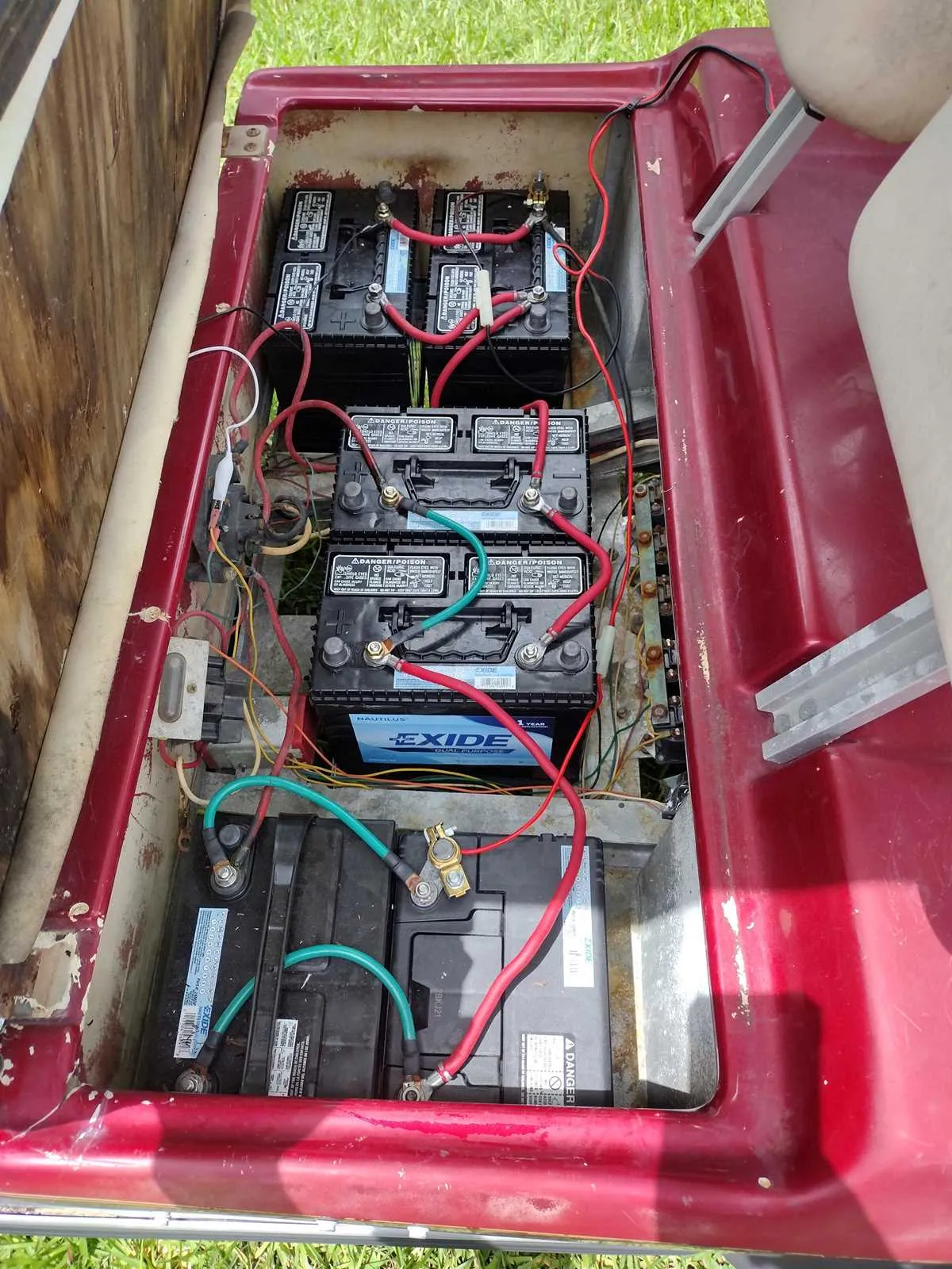 golf cart battery hook up diagram